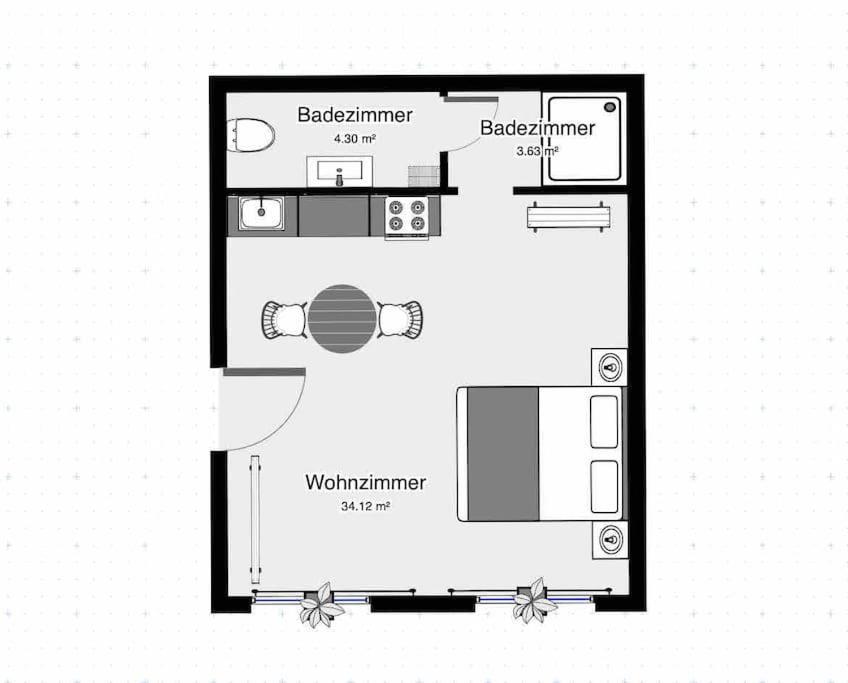 Modernes Studio Im Herzen Pirnas Екстер'єр фото